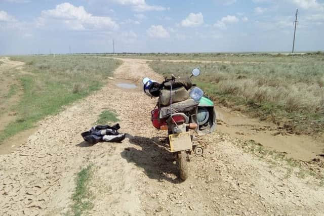 A main road through Kazakhstan. Photo contributed.