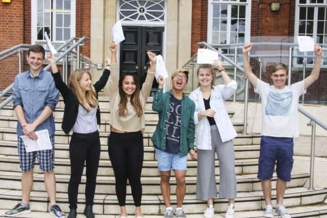 Students at BHASVIC celebrated their A-level results