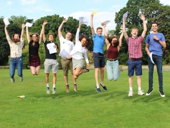 High achievers Rosa Witts, Jaz Scott, Harry Wootten, Tully Evenett-Collins, Lily Potter, Andre Bennett, Tilly Holker, James Grimmond and Archie Taylor.