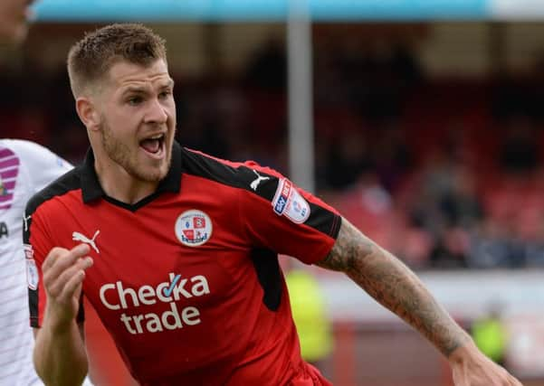 James Collins. Crawley v Barnet. Picture by Phil Westlake SUS-160823-073701001