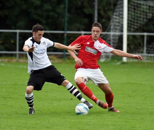 Barney Boutwood saw a strike crash against the bar against Pagham on Monday