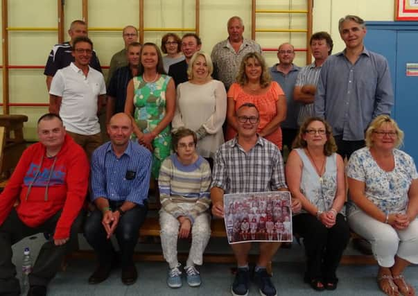 Back row, from left to right: Colin Hart, Andrew Wiseman, Graham Whitburn, Marion Maynard, Simon Allen, Chris Budd, Peter Inglis and James Joyce. Middle row: Roger Gent, Tina Seiler, Carol Richardson, Susan King and Mark Lysandrou. Front row: Ross Pearson, Mark Peters, Maree Smith, Paul Stafford, Ceri Shaw, Joanne Clark.