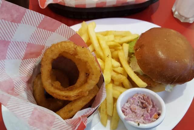 Ed's Fried Chicken Burger