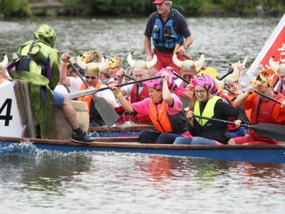 Dragon boat race. Photo by Derek Martin.