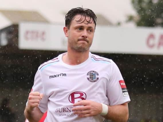 Frannie Collin scored for the second successive game in Hastings United's 1-1 draw at home to Sittingbourne. Picture courtesy Scott White