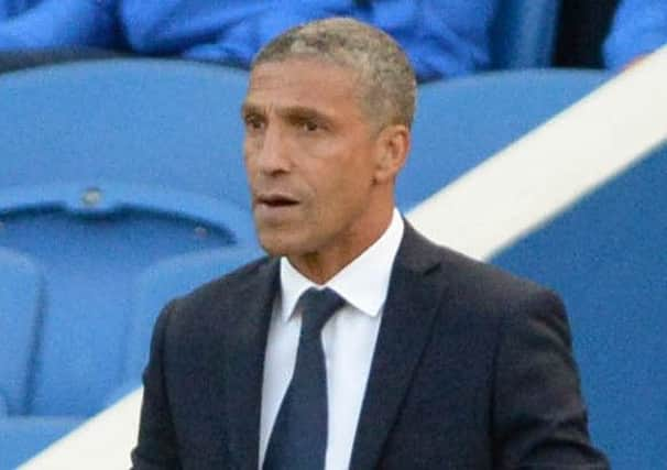 Brighton boss Chris Hughton. Picture: Phil Westlake