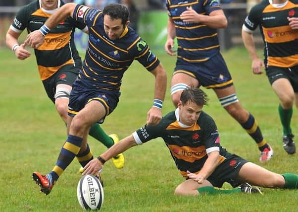 Alex Nielsen notched his 100th Worthing Raiders try this afternoon. Picture: Stephen Goodger