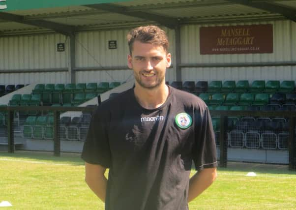 MoM Jack Brivio. Burgess Hill Town FC. Picture by David Marriott SUS-160908-075048001