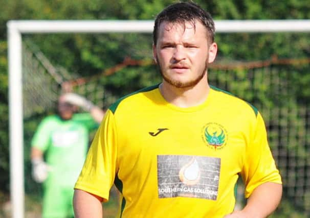 Martyn Durrant scored Westfield's winning goal against Selsey II. Picture courtesy Jon Smalldon