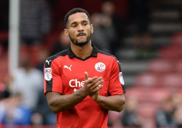 Jordan Roberts. Crawley v Luton. Picture by Phil Westlake SUS-160918-190925001