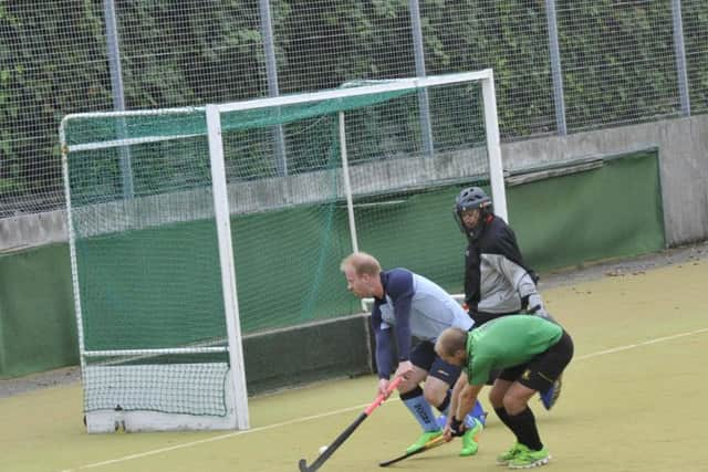 Lewes score their sixth goal in their 8-7 defeat. Picture by Simon Newstead