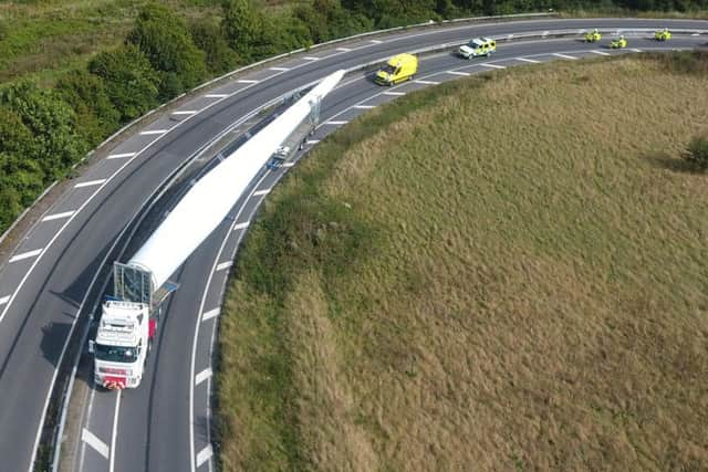 Pictures and video by Eddie Mitchell, taken at Shoreham clover leaf roundabout