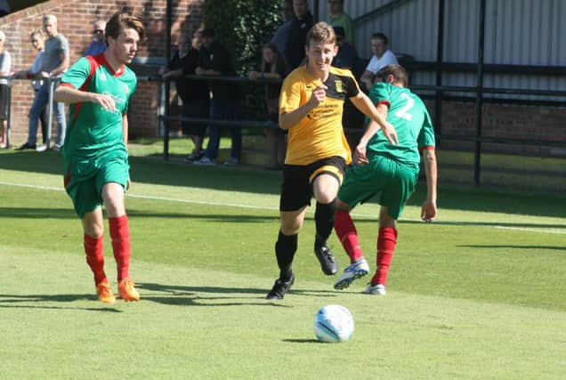 Jack Cole got Golds' goal in their FA Vase replay defeat last night. Picture: Derek Martin DM16133472