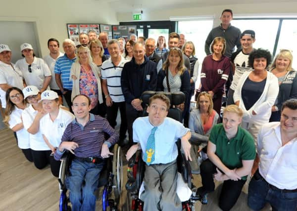 The teams taking part in the JustDifferent footgolf fundraising event. Pictures: Kate Shemilt ks16000198-1