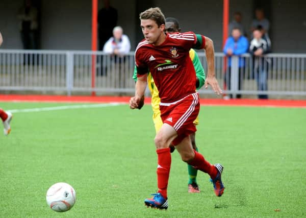 Steve Metcalf in action for Worthing last season