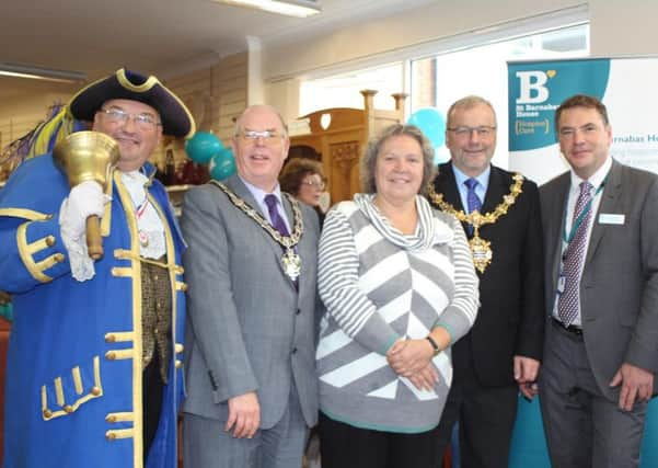 Bob Smytherman, Cllr Haymes, Cllr Robertson, Cllr Sean McDonald and Hugh Lowson