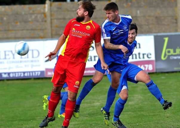 Rob O'Toole hit a hat-trick as Shoreham cruised into the second-round of this year's Sussex Senior Cup last night. Picture: Stephen Goodger