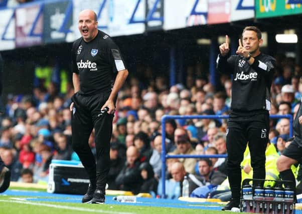 Pompey boss Paul Cook. Picture: Joe Pepler