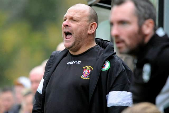 Burgess Hill Town FC v Leatherhead FC .  manager chapman. Pic Steve Robards  SR1630525 SUS-160810-182429001