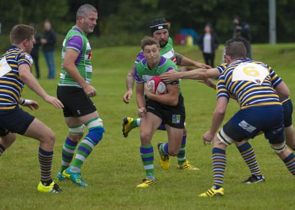 Jack Hornibrook snipes for Bognor at Old Cranleighans / Picture by Tommy McMillan