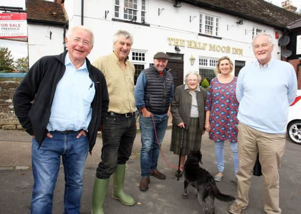 DM16148319a.jpg. Balcombe villagers battling to save the Half Moon pub. Photo by Derek Martin SUS-161110-135835008