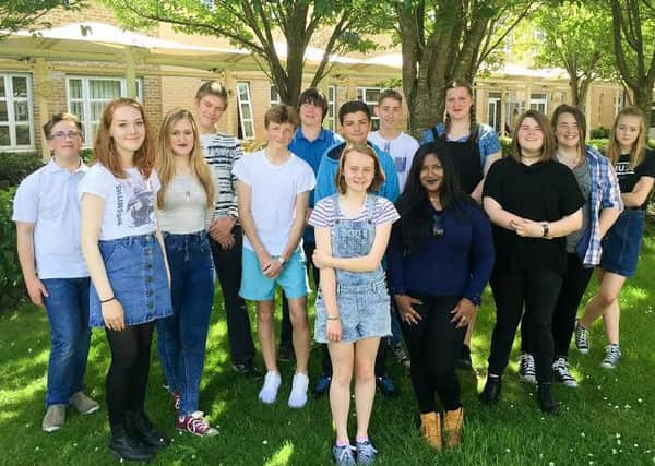 Students wear it blue for St Wilfrids Hospice