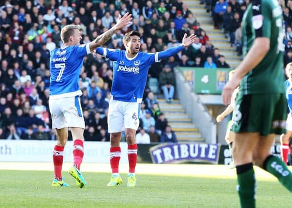 Frustration for Carl Baker and Danny Rose. Picture: Joe Pepler