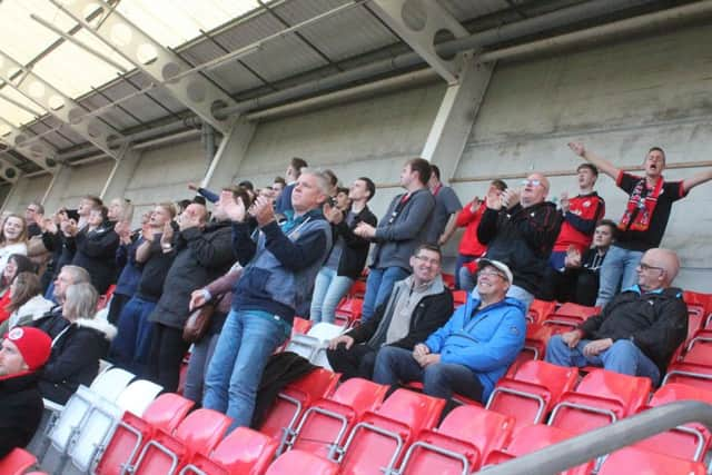 Good turn out from Town fans (152)