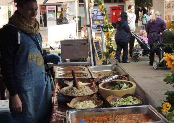 Plenty of food at the live Street Food finals in Horsham SUS-161023-141534001