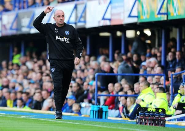 Pompey boss Paul Cook. Picture: Joe Pepler