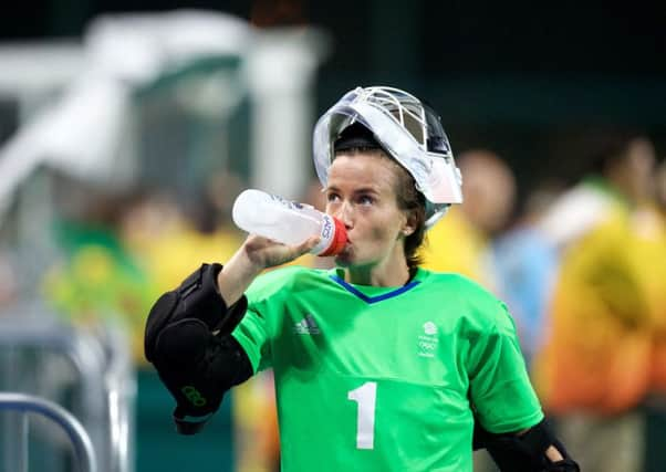 Maddie Hinch in Rio. Picture coutersy of England Hockey SUS-160816-231948001