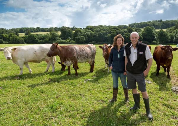 Paul and Madeleine Crawley at Courthill Farm in Slindon