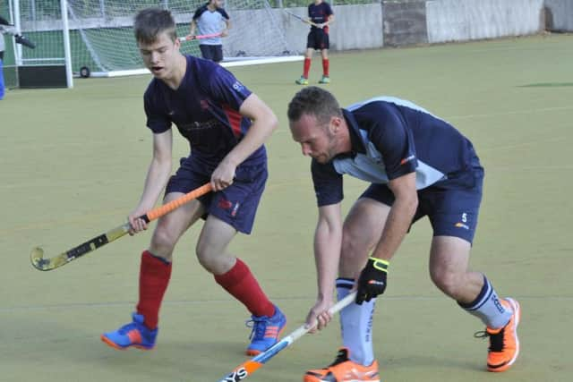 South Saxons defender Gavin Cload on the ball.