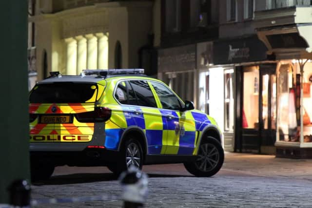 Police incident in North Street, Chichester Â©UKNIP