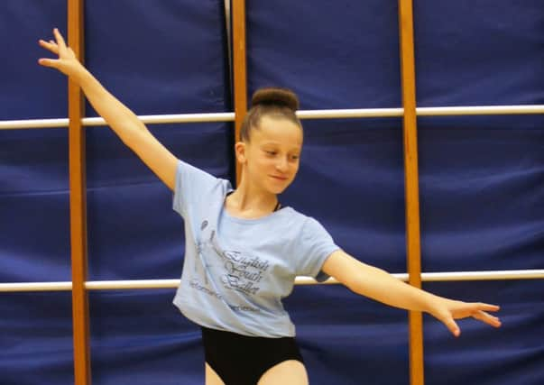 Steyning Grammar School student Aimee Barker, 12, rehearsing