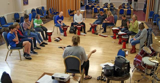 The Music Man Project arrives in Bexhill. Photo by Derek Canty. SUS-160910-130800001