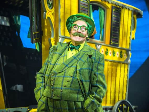 Rufus Hound as Mr Toad in The Wind in the Willows