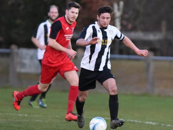 Conor Carolan was St Francis Rangers' man of the match at AFC Varndeanians