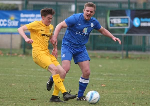 Duncan Barnes got the winner for Rustington on Saturday. Picture: Derek Martin DM16154652