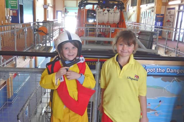 Year 4 pupils from the Tower School, Upper Beeding, visit Shoreham's RNLI. Picture: The Towers