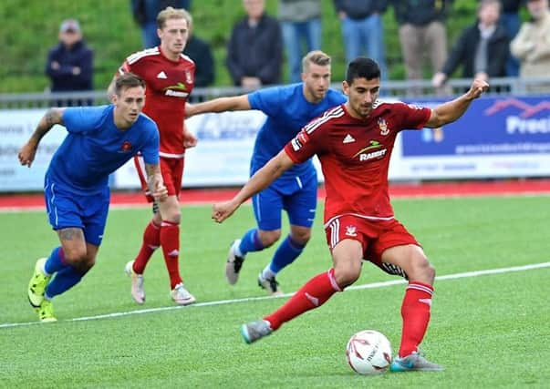 Worthing striker Omar Bugiel.