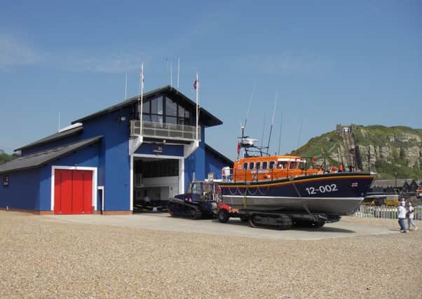 Hastings RNLI boathouse
