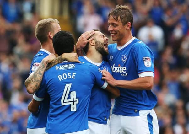 From left: Carl Baker, Danny Rose, Milan Lalkovic and Tom Davies all joined Pompey in the summer    Picture: Joe Pepler