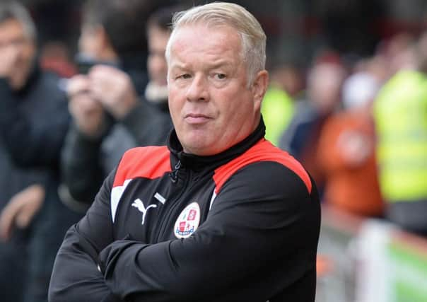 Crawley Town boss Dermot Drummy. Picture by Phil Westlake SUS-160811-143923001