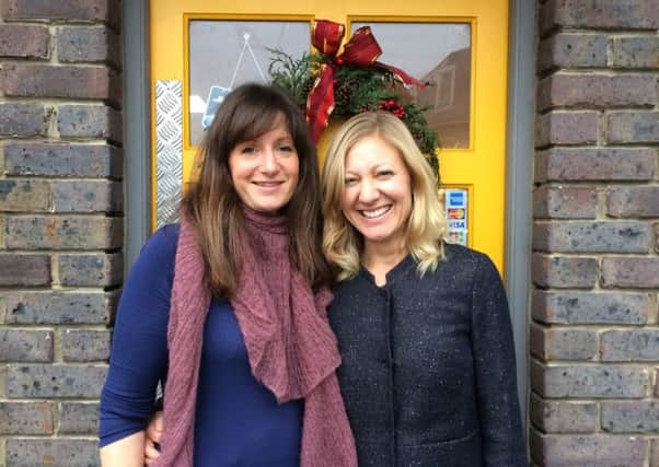 Jen Storey (right) and Jo Prior said the calendar promotes tolerance, kindness, respect and sustainability