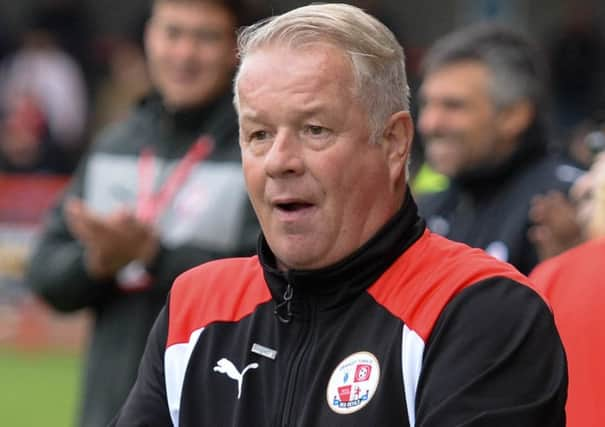 Crawley Town boss Dermot Drummy. Picture by Phil Westlake SUS-160811-143910001