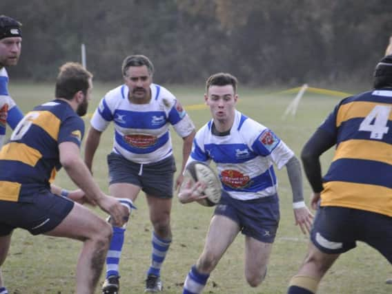 Action from Hastings & Bexhill's last game against Old Williamsonians two weeks ago. Picture courtesy Nigel Baker