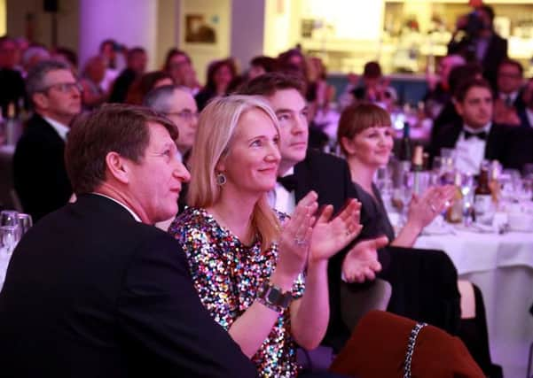 Guests at the awards banquet