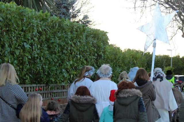 Following the star through the streets of Goring