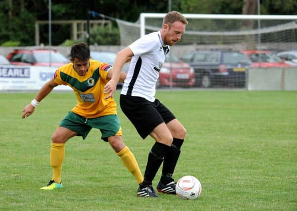 Will Berry netted as Lancing sealed a fifth successive league win on Saturday. Picture: Steve Robards SR1519814